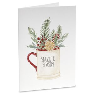 Snuggle Season Deluxe Foil Christmas Cards