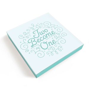 Two Become One Personalized Wedding Book