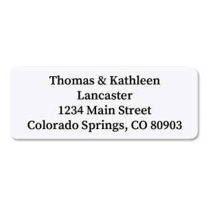 White Address Labels - 96 Count Sheets