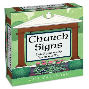 2026 Church Signs Day-to-Day Desk Calendar