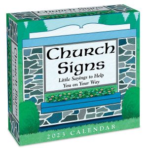 2023 Church Signs Desk Calendar