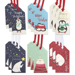 Penguins & Polar Bears To/From Gift Tags