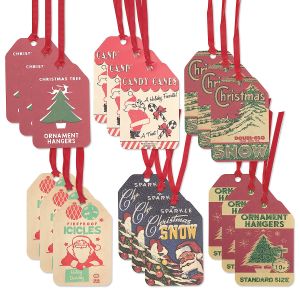 Vintage Holiday Decorations To/From Gift Tags