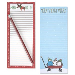 Moose Do List Shopping List Pads with Glitter Pencil - BOGO