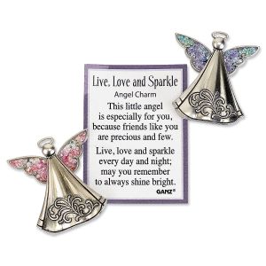 Live, Love and Sparkle Angel Charm by GANZ®