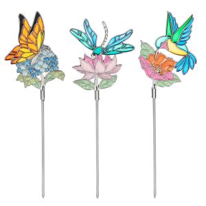 Stained Glass Plant Picks