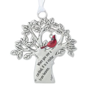 Visitor From Heaven Cardinal Tree Ornament