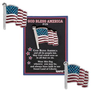 God Bless America Pin