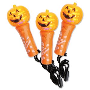 Mini Pumpkin Halloween Light Wand Spinners