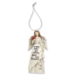 Christmas Angel Cardinal from Heaven Ornament
