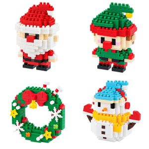 3D Christmas Building Block Set