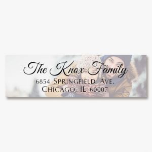 Full Classic Photo Personalized Address Labels