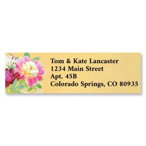 Peony Sherbet Classic Address Labels