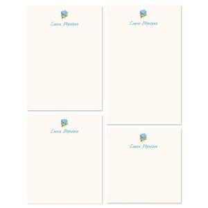 Hydrangea Personalized Notepad Set