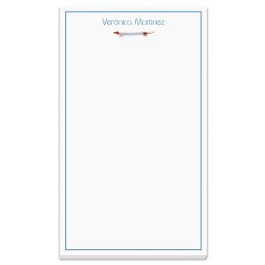Dachshund Personalized Notepad by FineStationery