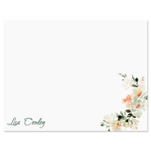 Soft Floral Correspondence Cards by FineStationery