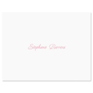 Calligraphy Name Personalized Note Cards by FineStationery