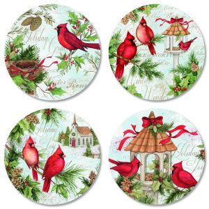 Cardinal Nest Envelope Seals (4 Designs)