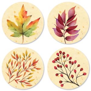 Autumn Flourish Envelope Seals (4 Designs)