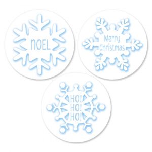 Snowflake Round Seal  (3 designs)