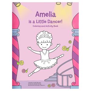 Little Dancer Personalized Coloring Book & Sticker Set
