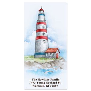 Seaside Lighthouse Oversized Address Labels