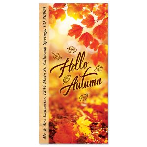 Hello Autumn Oversized Address Labels