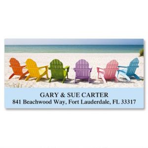 Tropical View Deluxe Address Labels