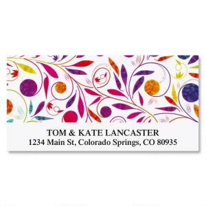 Color Swirl Deluxe Address Labels