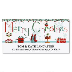 Christmas Treats Deluxe Address Labels