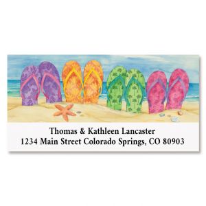 Toes in the Sand Deluxe Address Labels 