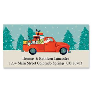 Christmas Delivery Deluxe Address Labels