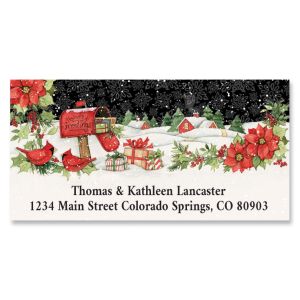 Folk Song Note Nook Deluxe Address Labels