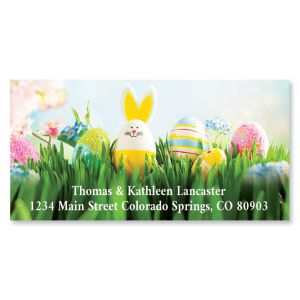 Easter Egg Bunny Deluxe Address Labels