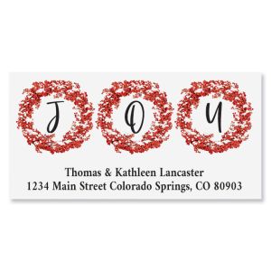 Holly Berry Bright Deluxe Address Labels