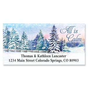 Winter Calm Deluxe Address Labels