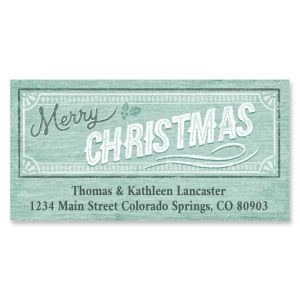 Christmas Sign Deluxe Address Labels