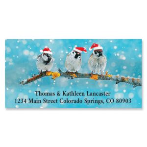 Chickadee Santas Deluxe Address Labels