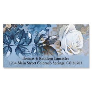 White Rose Deluxe Address Labels