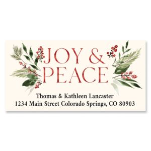 Joy & Peace Deluxe Address Labels