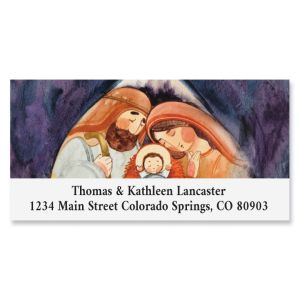 Sweet Holy Night Deluxe Address Labels