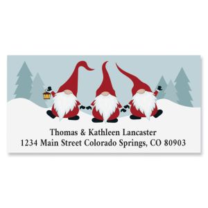 Gnomy Christmas Deluxe Address Labels