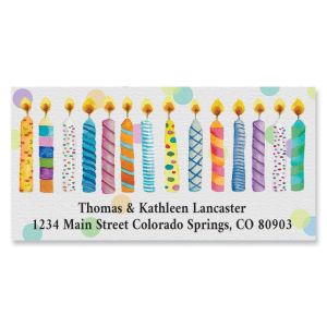 Candle Celebration Deluxe Address Labels
