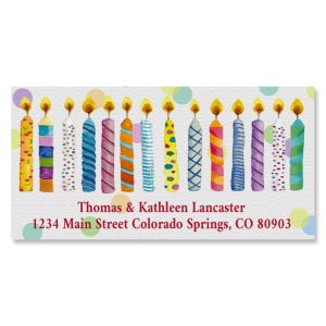 Candle Celebration Deluxe Address Labels
