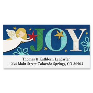 Joyful Holiday Deluxe Address Labels