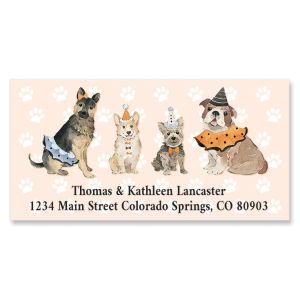 Pup Party Deluxe Address Labels