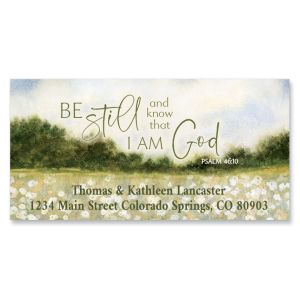 Be Still Deluxe Address Labels