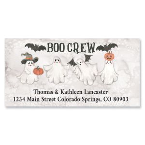 Boo Crew Deluxe Address Labels