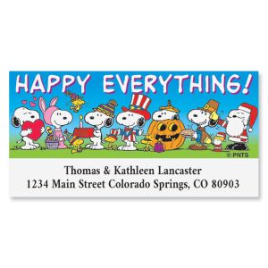 PEANUTS® Happy Snoopy™ Deluxe Address Labels
