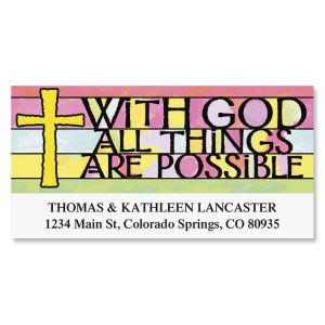 Colors of Faith Deluxe Address Labels